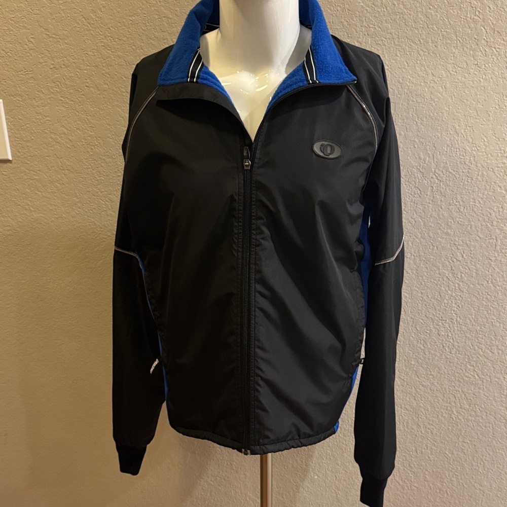 Pearl Izumi Black and Blue Windbreaker size men’s large